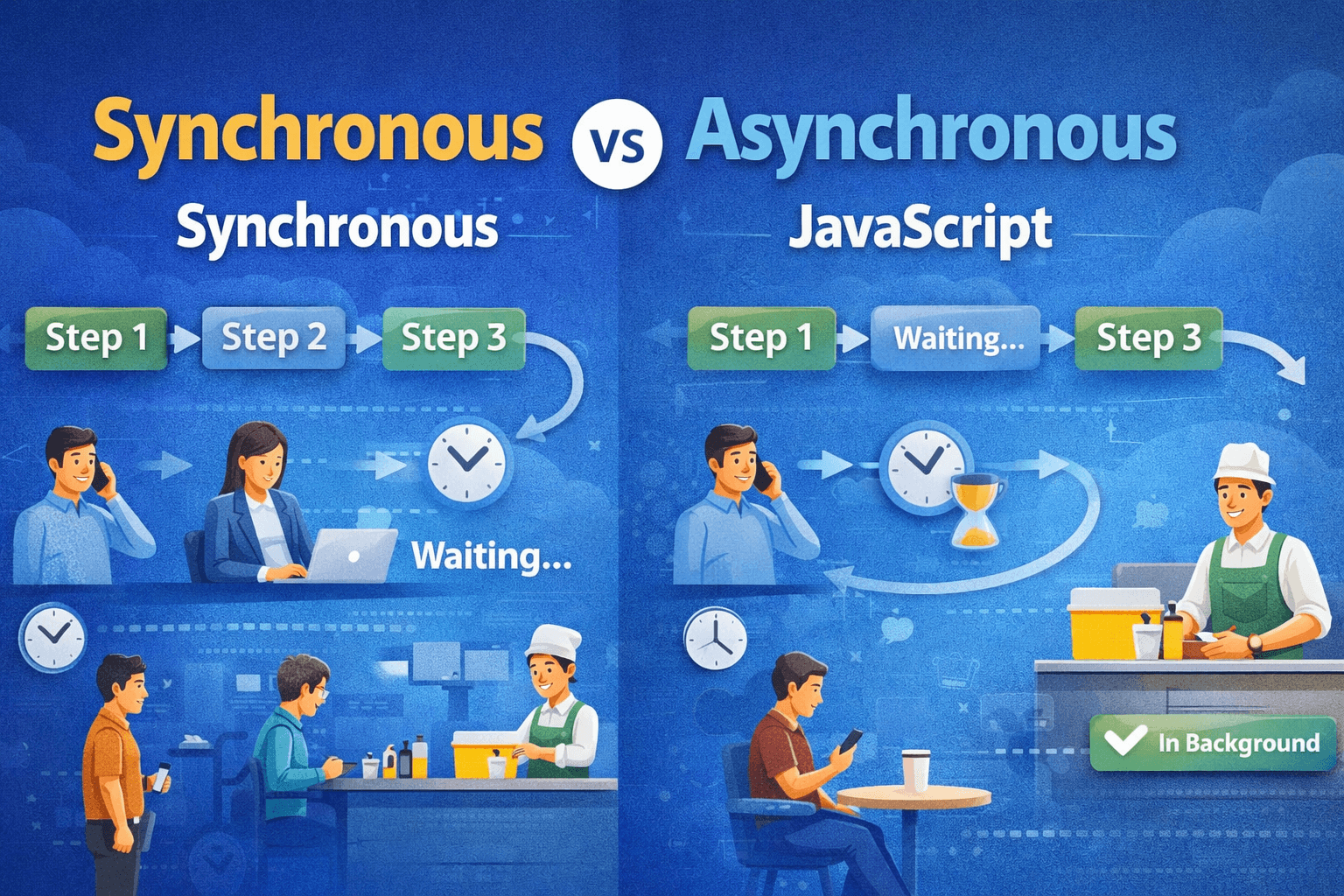 Synchronous vs Asynchronous JavaScript